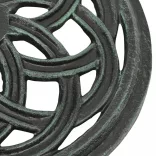 zöld öntöttvas napernyőtalp 44 x 44 x 31 cm