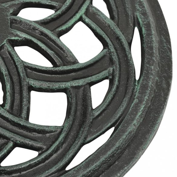 zöld öntöttvas napernyőtalp 44 x 44 x 31 cm