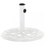 fehér öntöttvas napernyőtalp 44 x 44 x 31 cm
