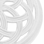 fehér öntöttvas napernyőtalp 44 x 44 x 31 cm