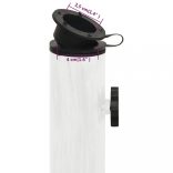 fehér öntöttvas napernyőtalp 44 x 44 x 31 cm