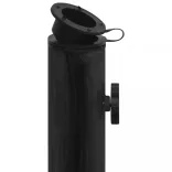 fekete öntöttvas napernyőtalp 44 x 44 x 31 cm