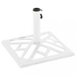 fehér öntöttvas napernyőtalp 44 x 44 x 31 cm