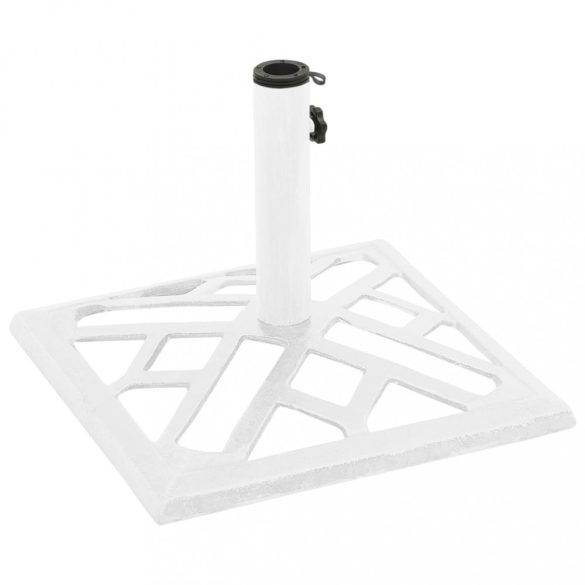 fehér öntöttvas napernyőtalp 44 x 44 x 31 cm