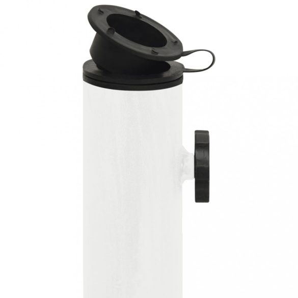 fehér öntöttvas napernyőtalp 44 x 44 x 31 cm