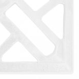 fehér öntöttvas napernyőtalp 44 x 44 x 31 cm