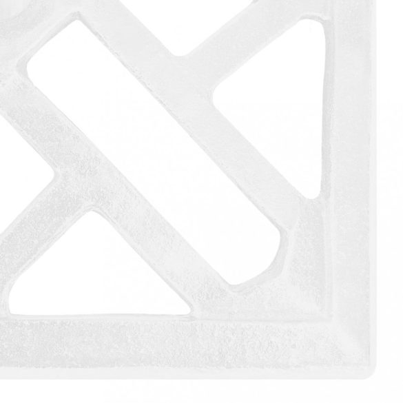 fehér öntöttvas napernyőtalp 44 x 44 x 31 cm