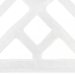 fehér öntöttvas napernyőtalp 44 x 44 x 31 cm