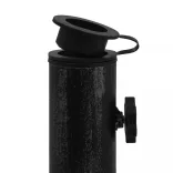 fekete öntöttvas napernyőtalp 47 x 47 x 33 cm