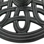 zöld öntöttvas napernyőtalp 40 x 40 x 32 cm