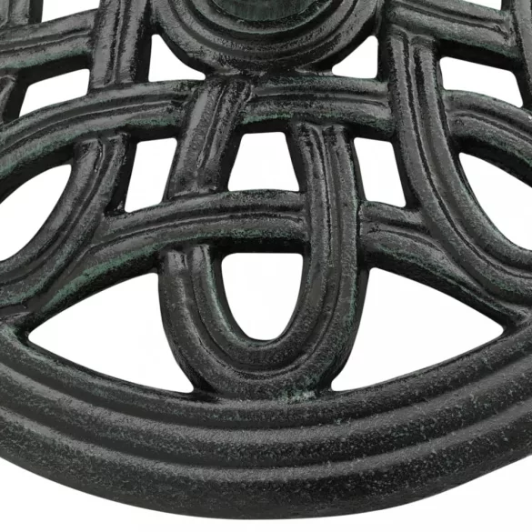 zöld öntöttvas napernyőtalp 40 x 40 x 32 cm