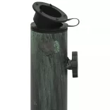 zöld öntöttvas napernyőtalp 40 x 40 x 32 cm