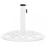 fehér öntöttvas napernyőtalp 40 x 40 x 32 cm