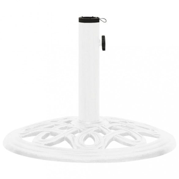 fehér öntöttvas napernyőtalp 40 x 40 x 32 cm