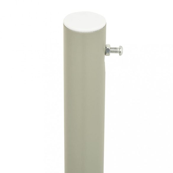 szürke behúzható oldalsó terasznapellenző 117 x 600 cm