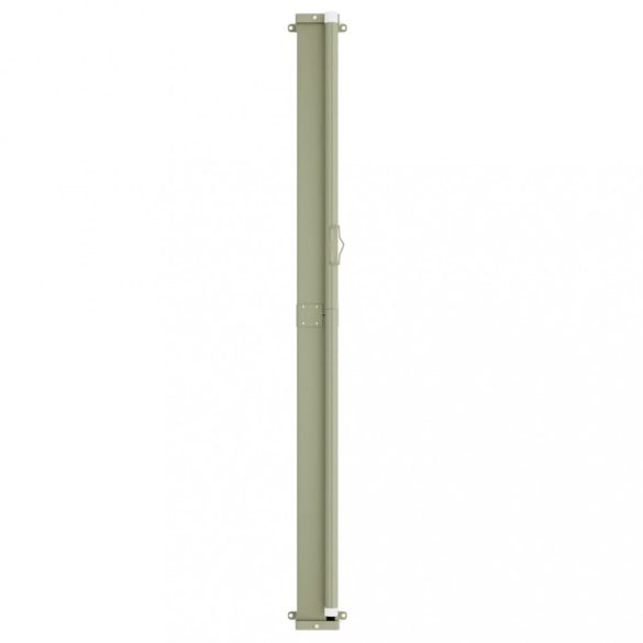 szürke behúzható oldalsó terasznapellenző 117 x 600 cm