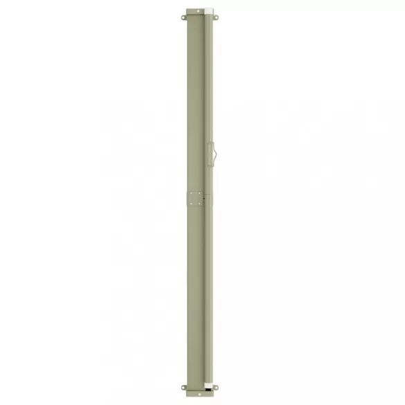 krémszínű behúzható oldalsó terasznapellenző 180 x 600 cm