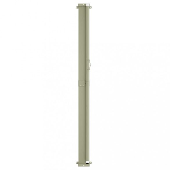 szürke behúzható oldalsó terasznapellenző 180 x 600 cm