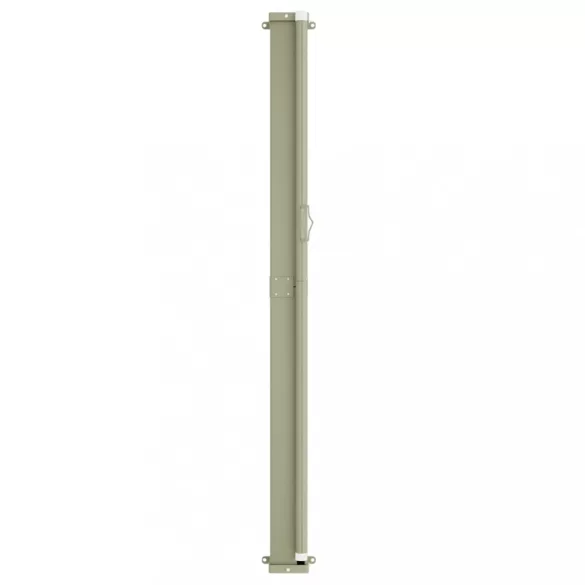 fekete behúzható oldalsó terasznapellenző 200 x 600 cm