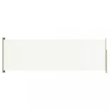 krémszínű behúzható oldalsó terasznapellenző 200 x 600 cm