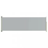 szürke behúzható oldalsó terasznapellenző 200 x 600 cm