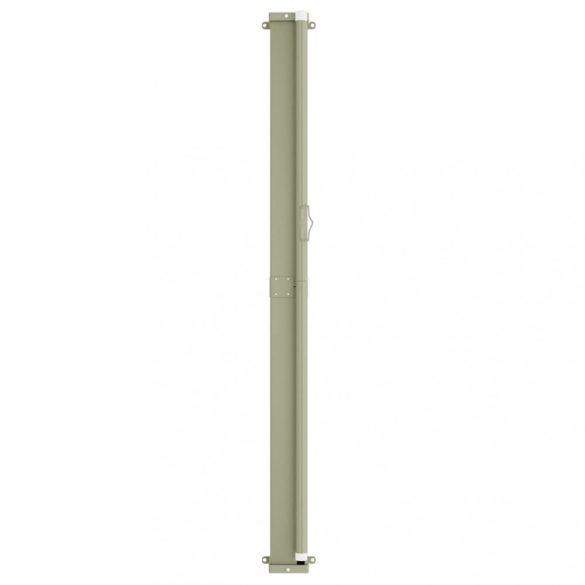 szürke behúzható oldalsó terasznapellenző 200 x 600 cm