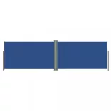 kék behúzható oldalsó napellenző 180 x 600 cm