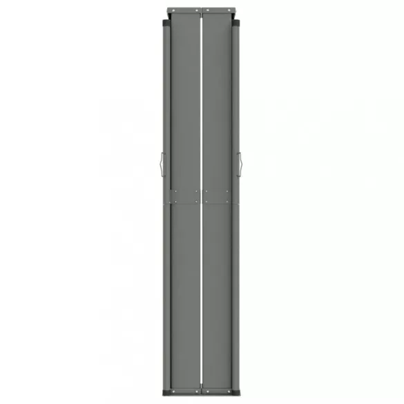 fekete behúzható oldalsó napellenző 200 x 600 cm