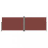 barna behúzható oldalsó napellenző 220 x 600 cm