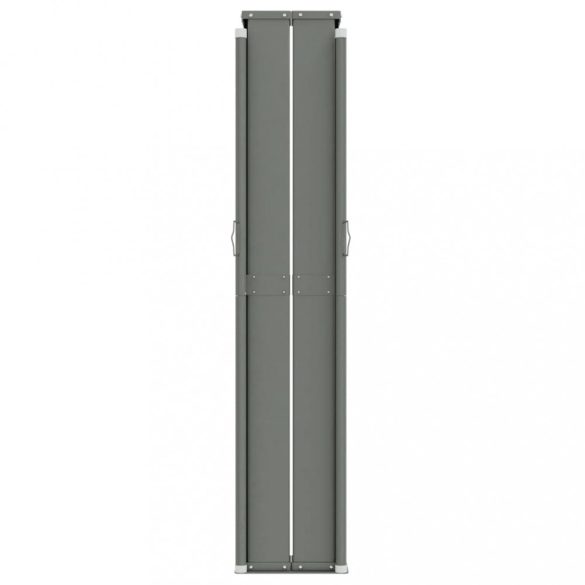 piros behúzható oldalsó napellenző 220 x 600 cm