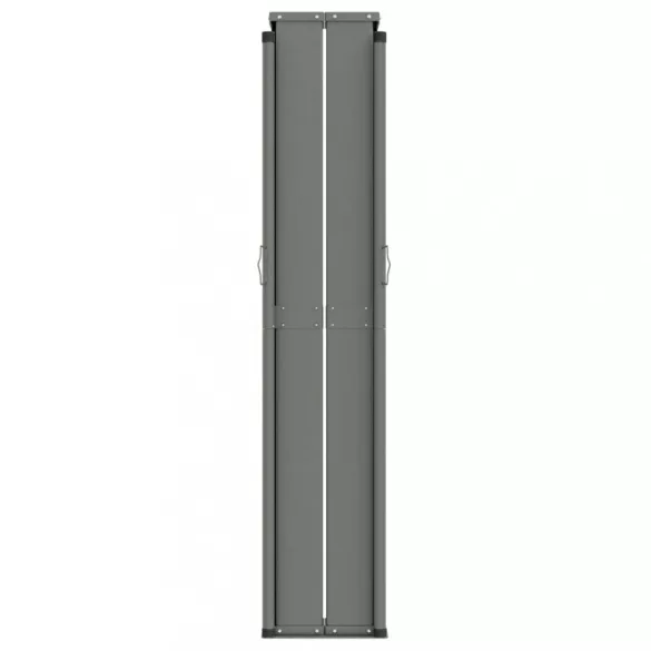 fekete behúzható oldalsó napellenző 160 x 1000 cm