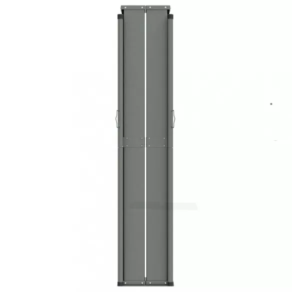 fekete behúzható oldalsó napellenző 180 x 1000 cm