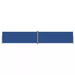 kék behúzható oldalsó napellenző 180 x 1000 cm