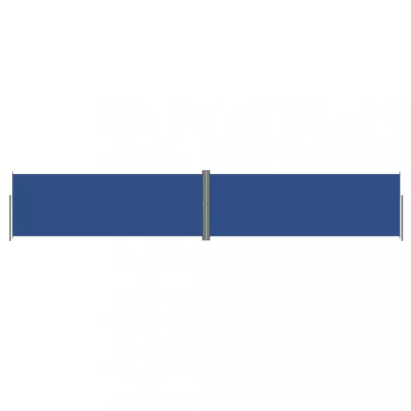 kék behúzható oldalsó napellenző 180 x 1000 cm