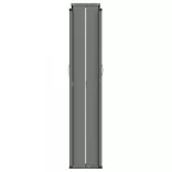 fekete behúzható oldalsó napellenző 200 x 1000 cm