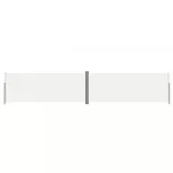 krémszínű behúzható oldalsó napellenző 200 x 1000 cm