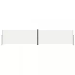 krémszínű behúzható oldalsó napellenző 220 x 1000 cm