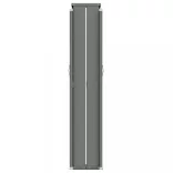 krémszínű behúzható oldalsó napellenző 220 x 1000 cm