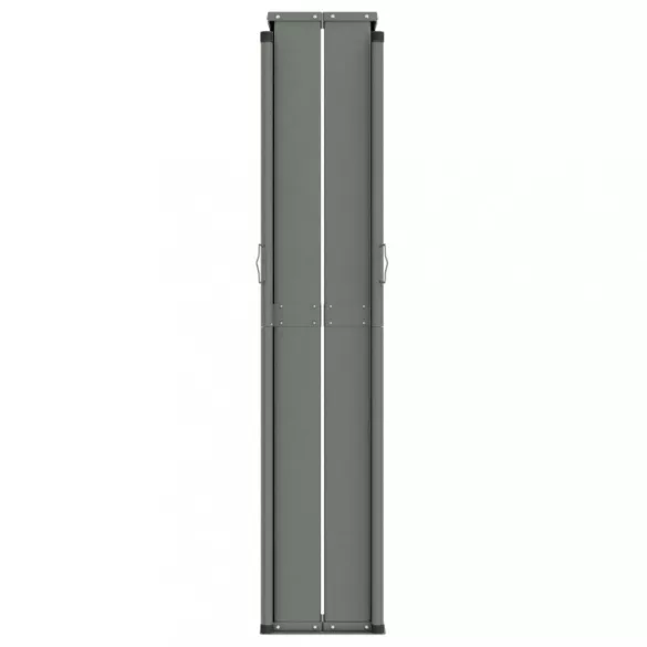 fekete behúzható oldalsó napellenző 117 x 1200 cm