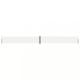 krémszínű behúzható oldalsó napellenző 117 x 1200 cm