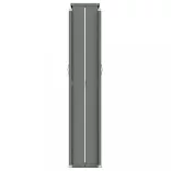 krémszínű behúzható oldalsó napellenző 117 x 1200 cm