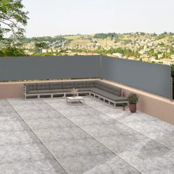   antracitszürke behúzható oldalsó napellenző 117 x 1200 cm