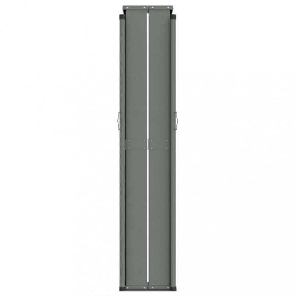 antracitszürke behúzható oldalsó napellenző 117 x 1200 cm