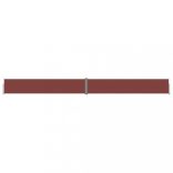 barna behúzható oldalsó napellenző 117 x 1200 cm