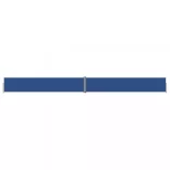 kék behúzható oldalsó napellenző 117 x 1200 cm