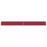 piros behúzható oldalsó napellenző 117 x 1200 cm