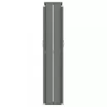 piros behúzható oldalsó napellenző 160 x 1200 cm