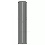 fekete behúzható oldalsó napellenző 180 x 1200 cm