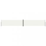 krémszínű behúzható oldalsó napellenző 180 x 1200 cm