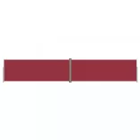 piros behúzható oldalsó napellenző 220 x 1200 cm